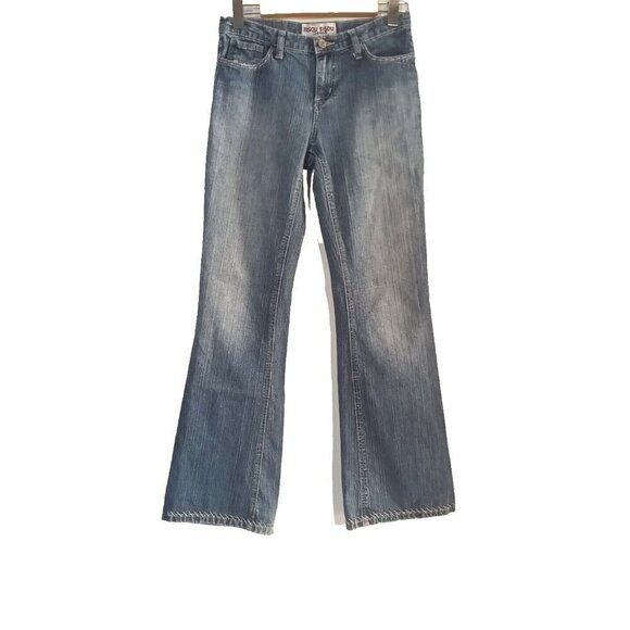Vintage Bisou Bisou Jeans Women 4 Flared Hippie Boho 29 x 31 - Picture 8 of 10